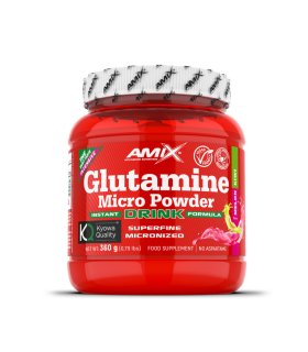 Glutamine Micro Powder 360g Melon Kiwi Amix
